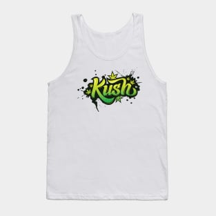 Kush Neon Green Gradient Tank Top